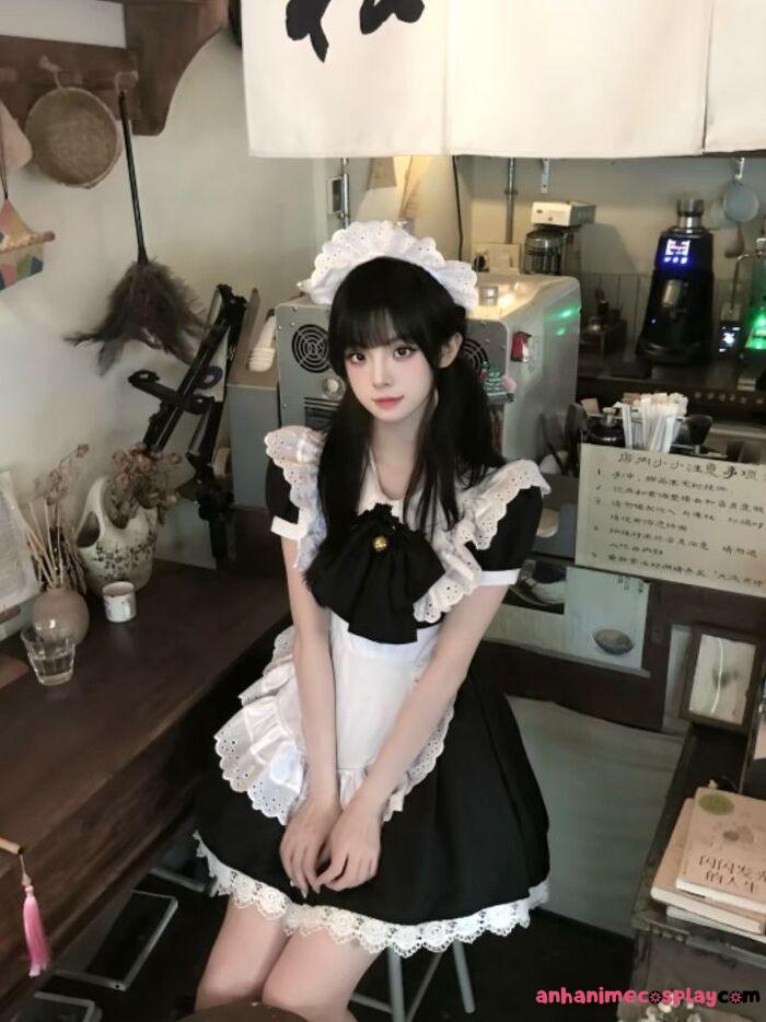 ảnh cosplay maid siêu ngầu