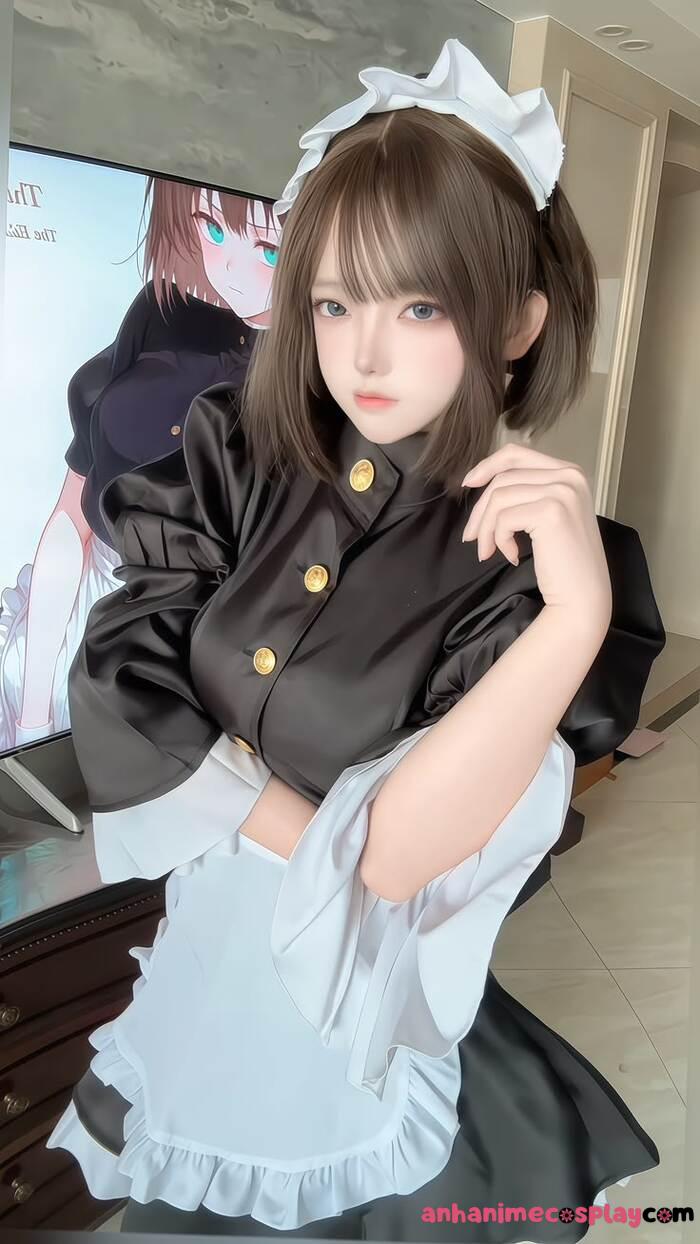 ảnh cosplay maid