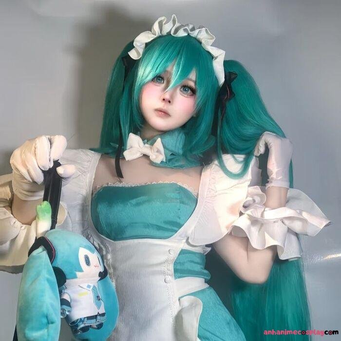 ảnh cosplay miku xinh cute
