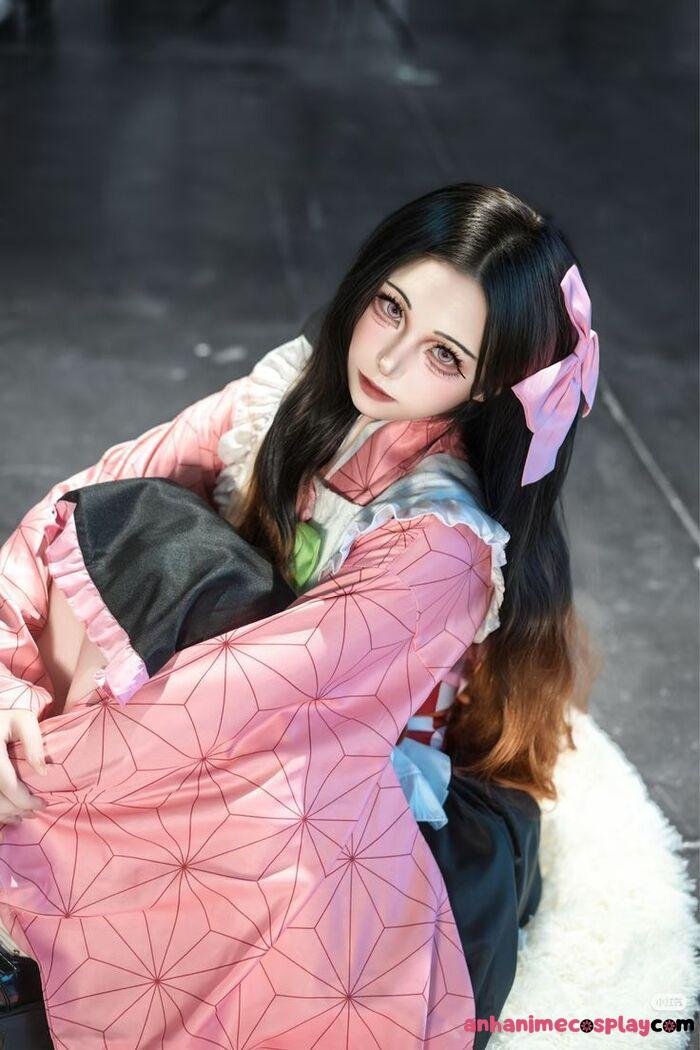 ảnh cosplay nezuko cực đẹp
