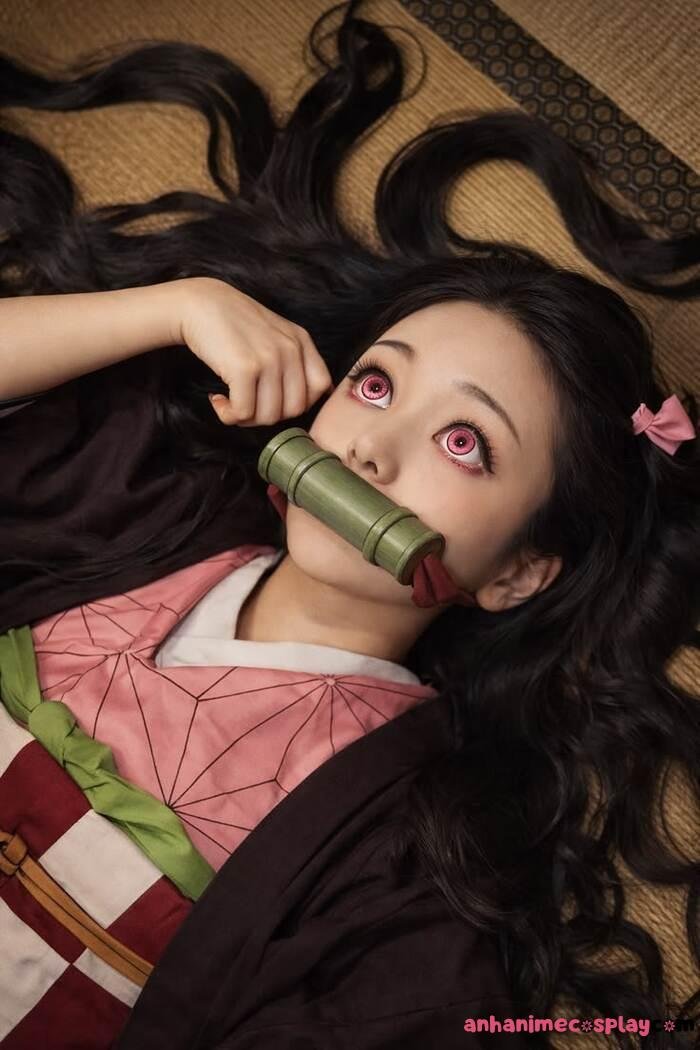 ảnh cosplay nezuko cực hot