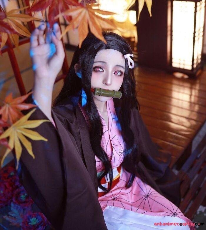 ảnh cosplay nezuko cute nhất
