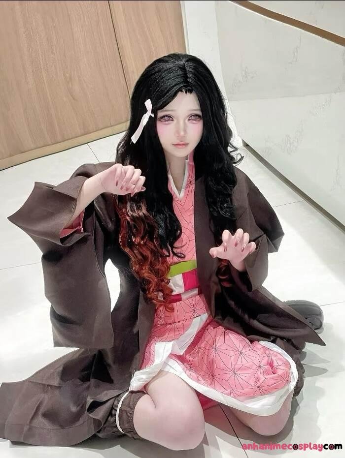 ảnh cosplay nezuko siêu cute