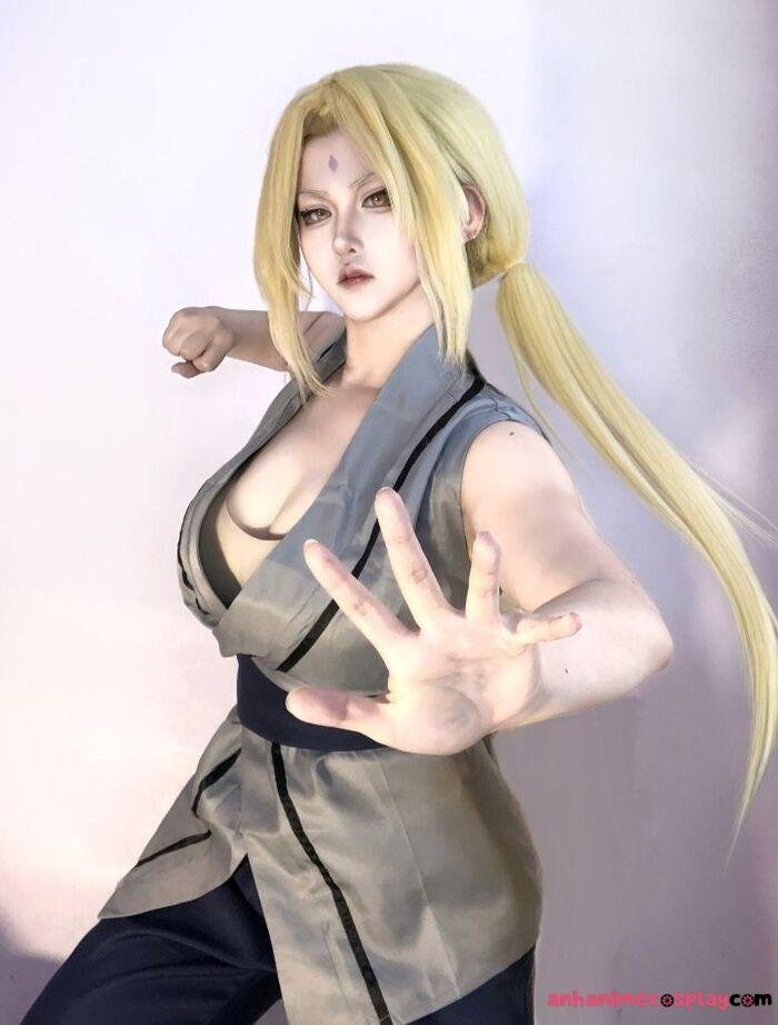 ảnh cosplay tsunade chất