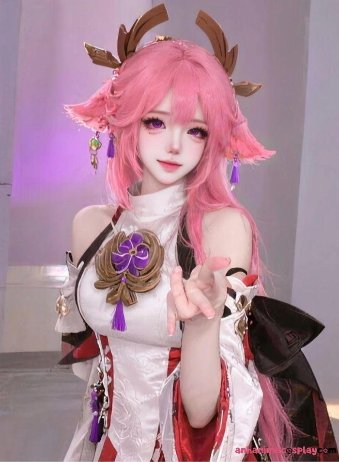 ảnh cosplay yae miko full hd