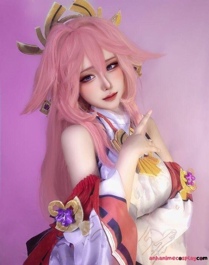 ảnh cosplay yae miko hot nhất