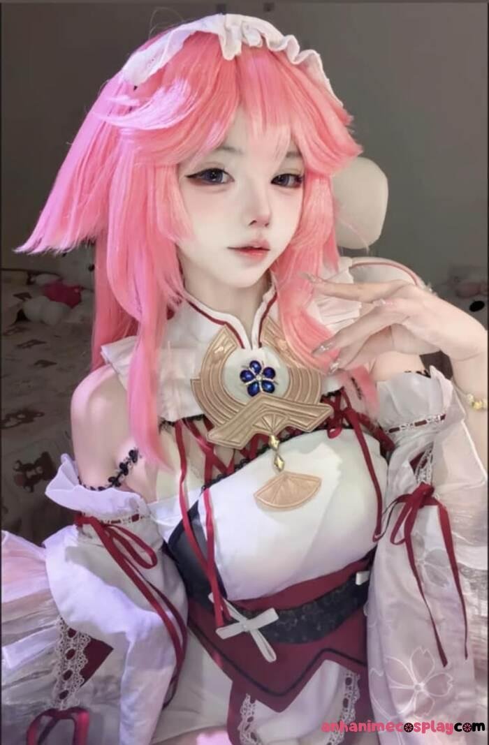 ảnh cosplay yae miko hot