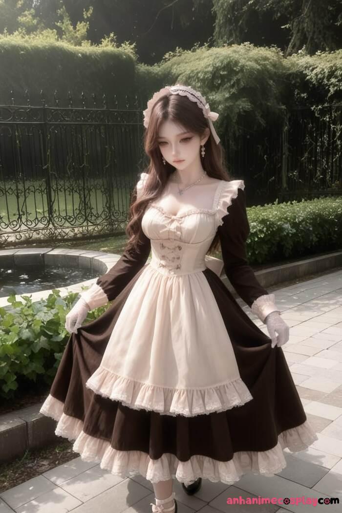 cosplay maid chất