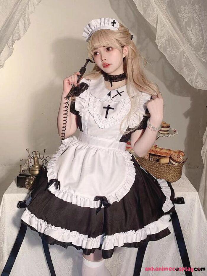 cosplay maid cực xinh