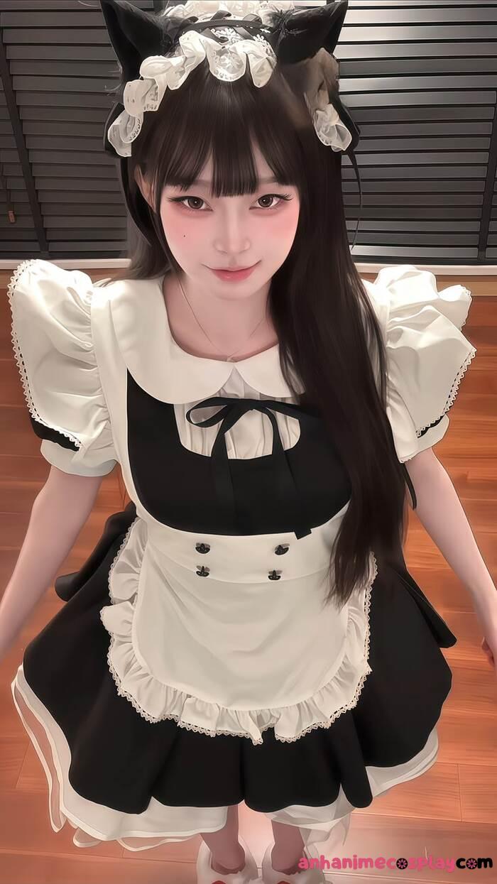cosplay maid siêu hot