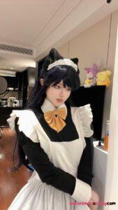 cosplay maid siêu xinh