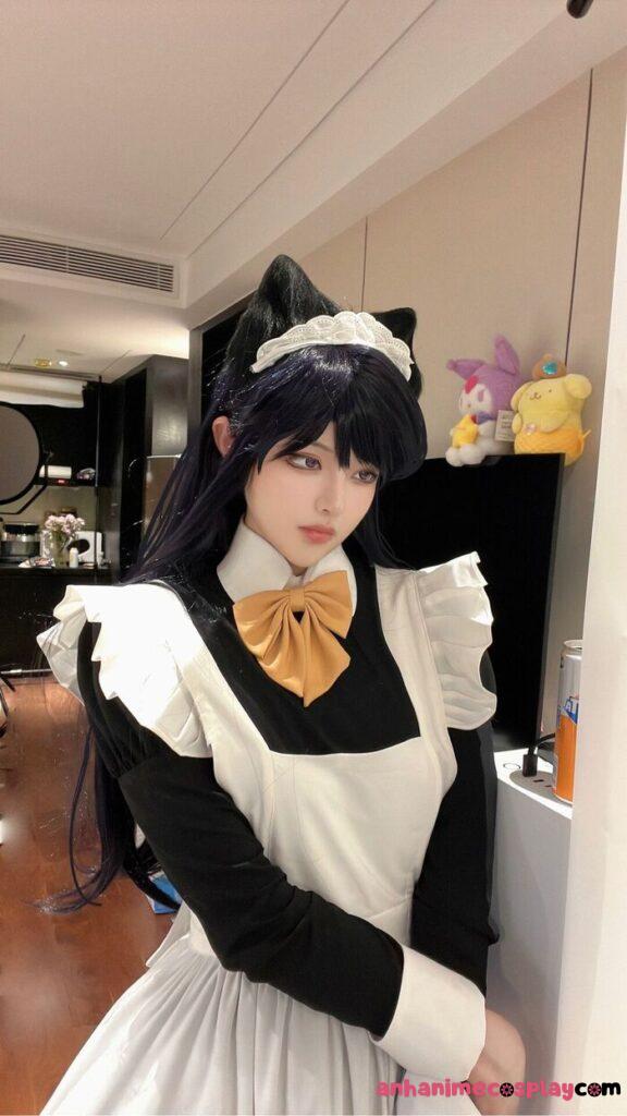 cosplay maid siêu xinh