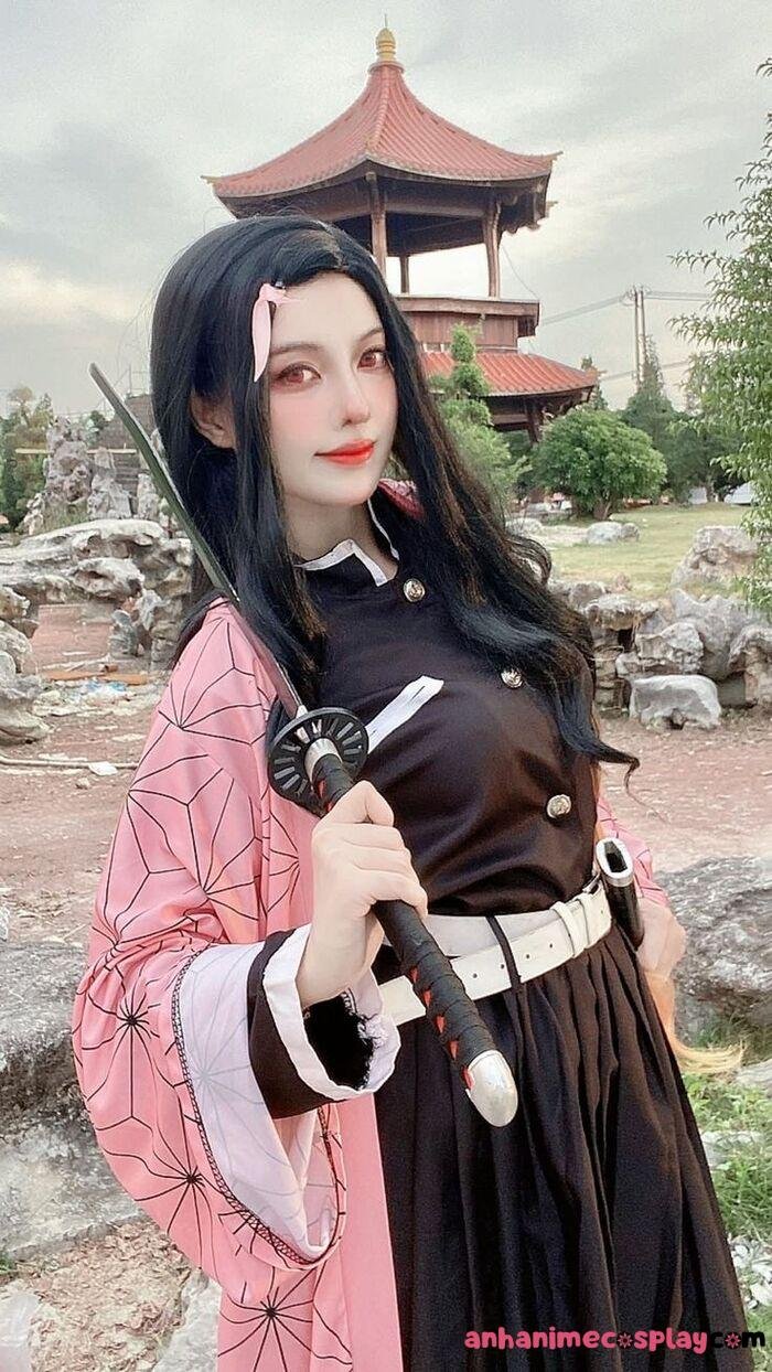 cosplay nezuko siêu ngầu