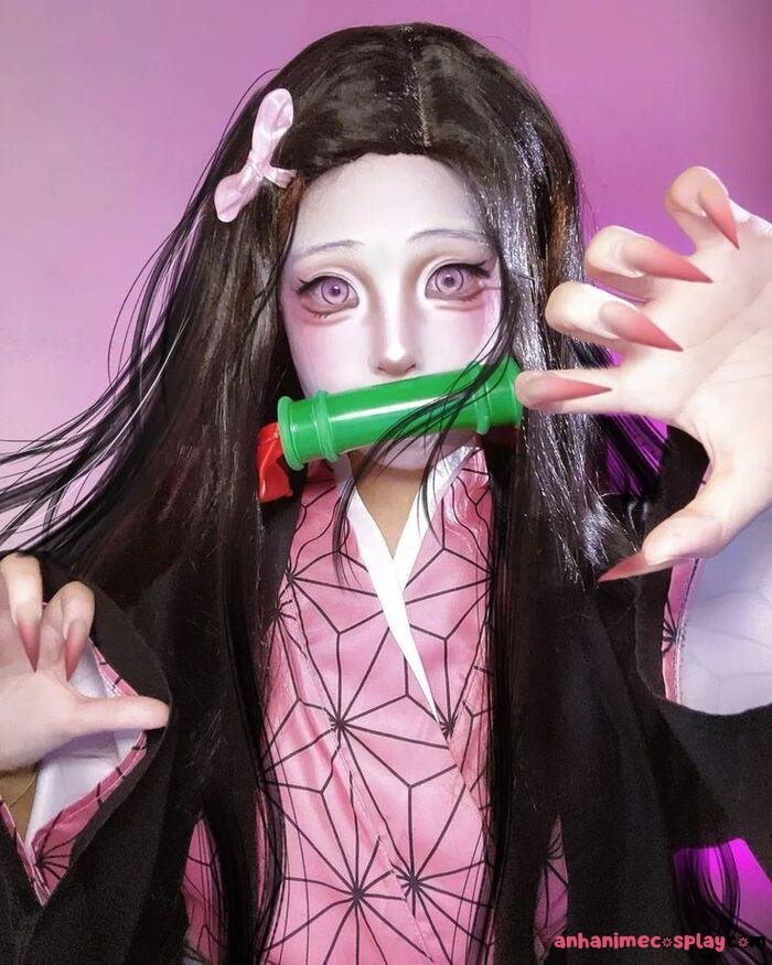 cosplay nezuko xinh đẹp