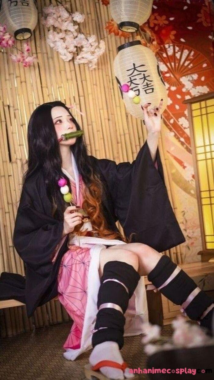 cosplay nezuko xinh