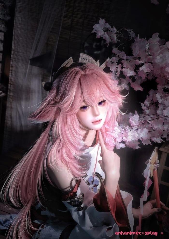 cosplay yae miko siêu cute