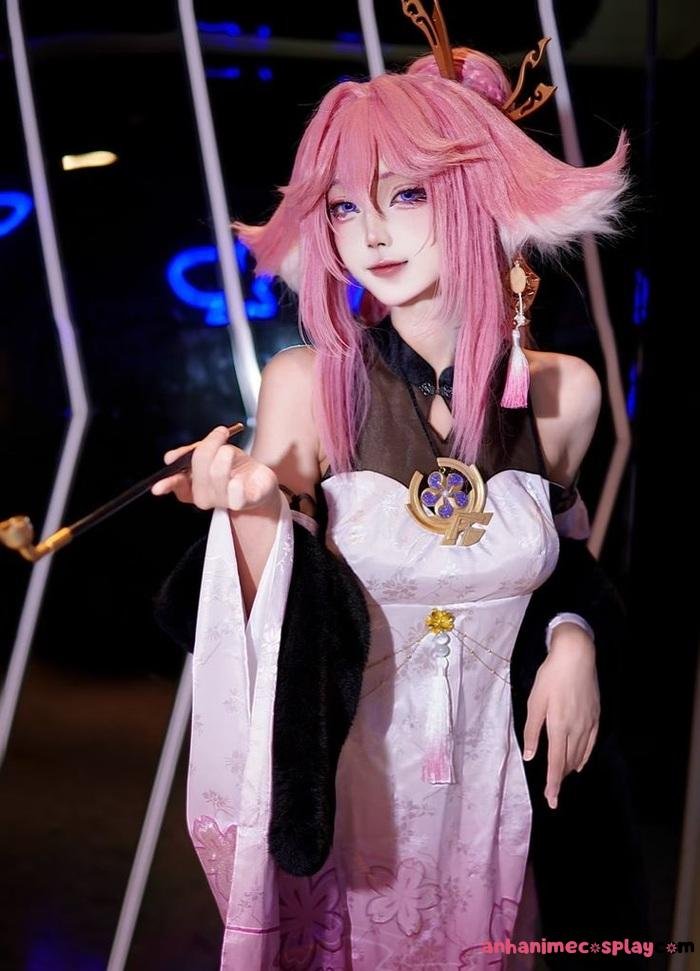 cosplay yae miko xinh