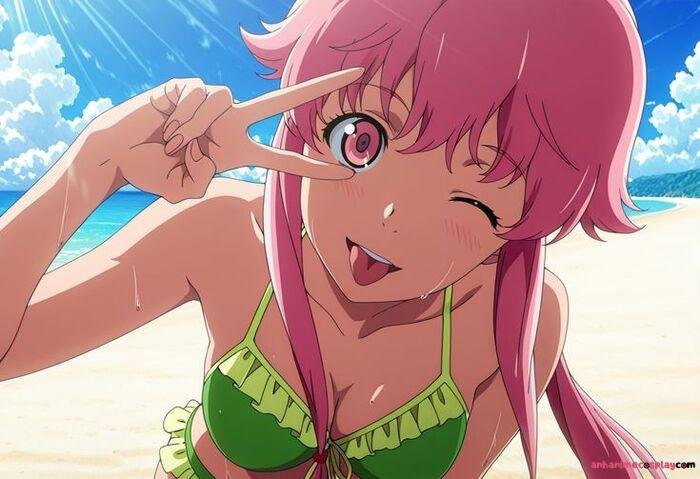 hình ảnh Yuno Gasai cực ngầu