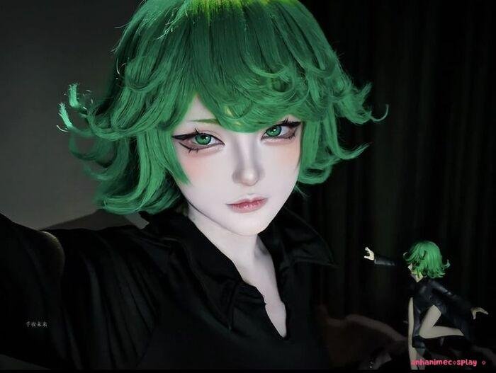 hình ảnh cosplay tatsumaki make up